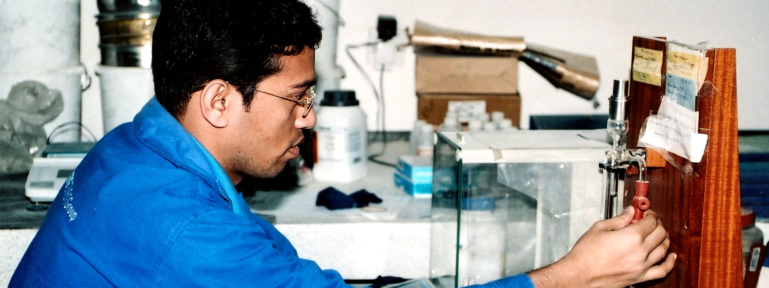 A laboratory technician from Bangladesh