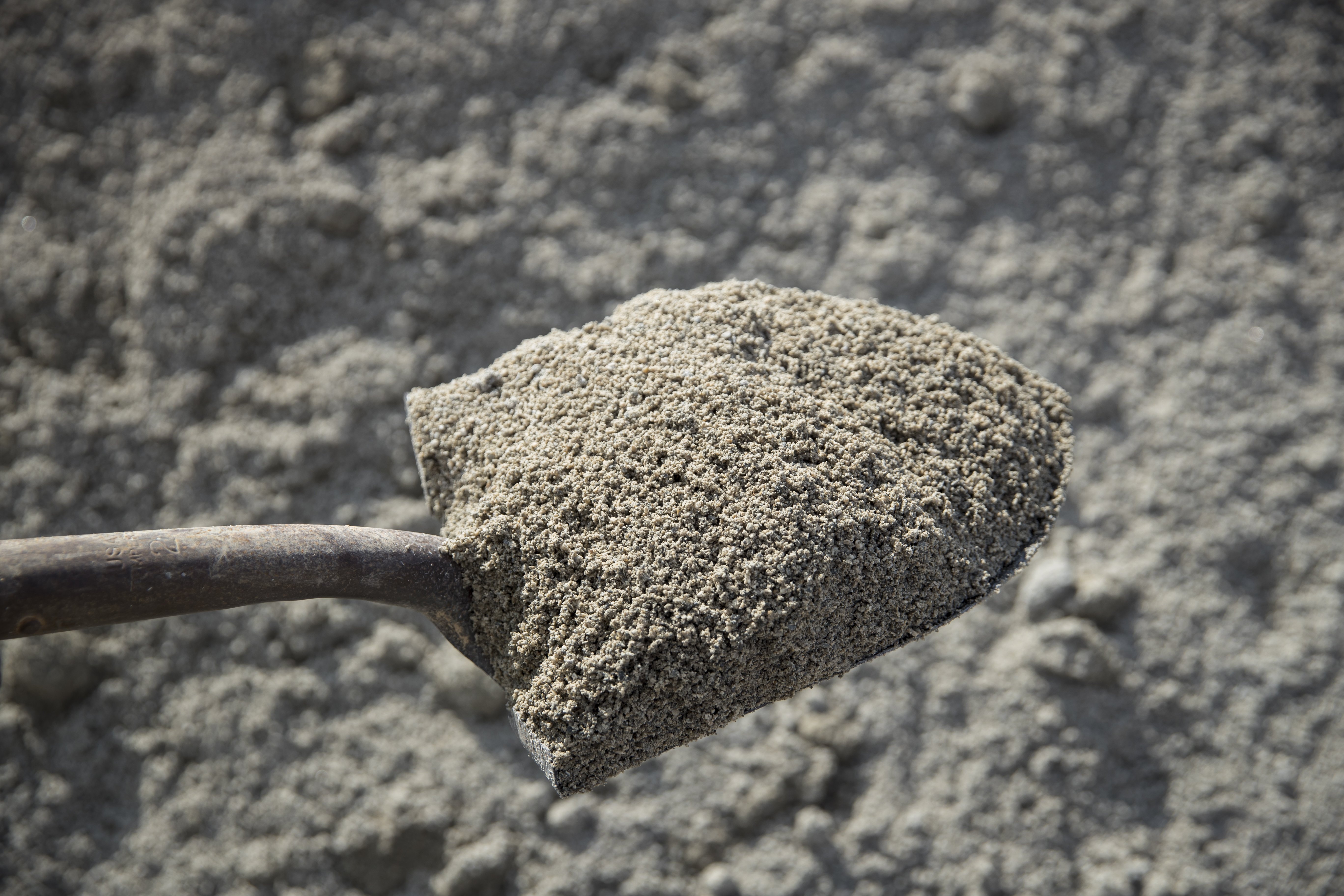 Shovel with sand