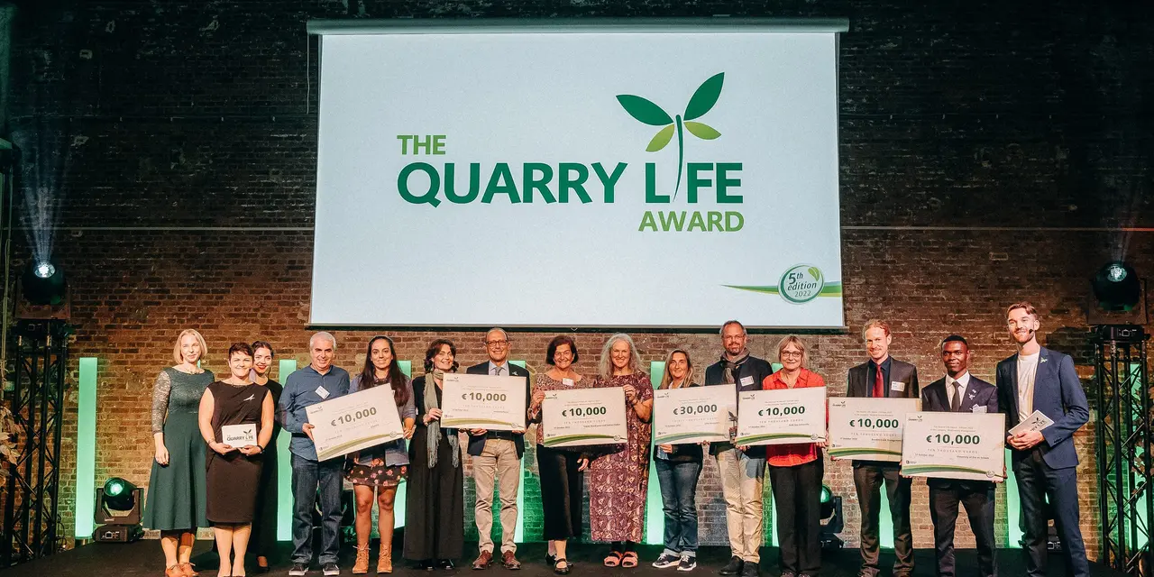 The winners of the Quarry Life Award 2022