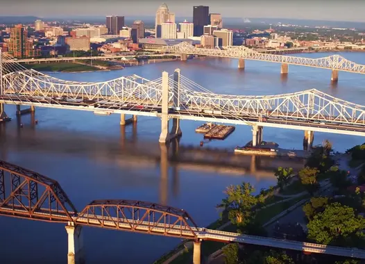 A bridge in North America